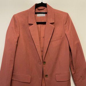 NEW Everlane Orange Red Linen Blazer/Jacket/Suit Size 2